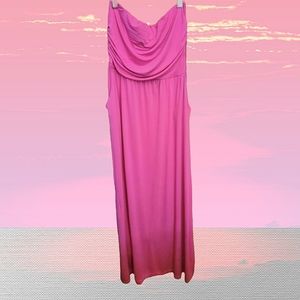 Women's Strapless Maxi Dress